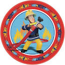 Fireman sam plate