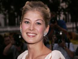 The woman best known for playing a Bond Girl in Die Another Day and partner Robie Uniacke are expecting their first child together. - rosamund-pike-RS