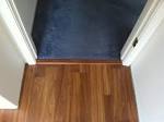 How to transition hardwood flooring at a doorway -