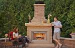 Brick outdoor fireplace kits Abu Dhabi