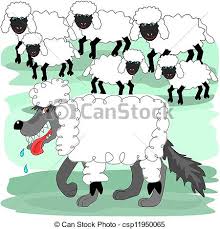 Image result for wolf in sheep's clothing cartoon