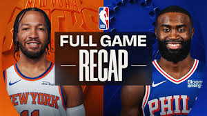 Game Recap: 76ers 120, Knicks 97 — NBA.com