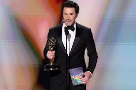 Tom Pelphrey Wins Emmy for 'Task,' Thanks Pregnant Fiancée Kaley Cuoco — Variety