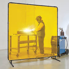 Welding Screen - 6 x 6', Yellow H-4610Y - ULINE