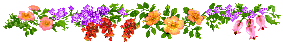 Resultado de imagem para gifs barrinhas flores