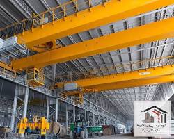 تصویر جرثقیل سقفی دو پل ایران کرین