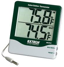 Extech 401014 Big Digit Indoor/Outdoor Thermometer ...