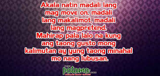 Tagalog Quotes Move On Quotes Letting Go. QuotesGram via Relatably.com