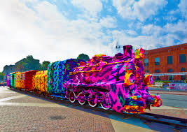 Image result for an image of yarn bombing