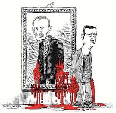 Risultati immagini per assad caricatures