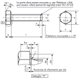 Viti e dadi : Viti a testa esagonale : ISO 40- UNI 57DIN 933