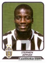 Stephen Appiah (Juventus). 159. Panini Calciatori 2003-2004 - 159