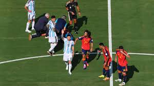 Why was Marc Cucurella not given red card for covering his mouth during FIFA World Cup 2026 final?