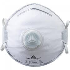 DELTA PLUS M1100VC_ Box of 10 moulded disposable half-masks ...