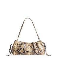 Altuzarra Snakeskin-Embossed Leather Shoulder Bag | Saks Fifth Avenue