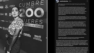 “Perdónenme”: la última publicación de Marie Claire, la influencer que denunció presunta violencia psicológica de su ex pareja