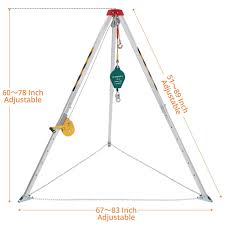 Rescue Tripod with Camera, 500 LBS (227KG), 49.2 ft (15m ...
