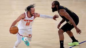 Knicks flip script, exploit James Harden to spark Game 1 rally