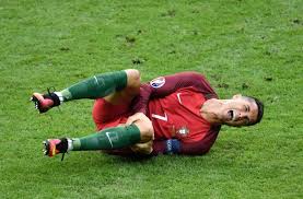 Image result for ronaldo euro injury times