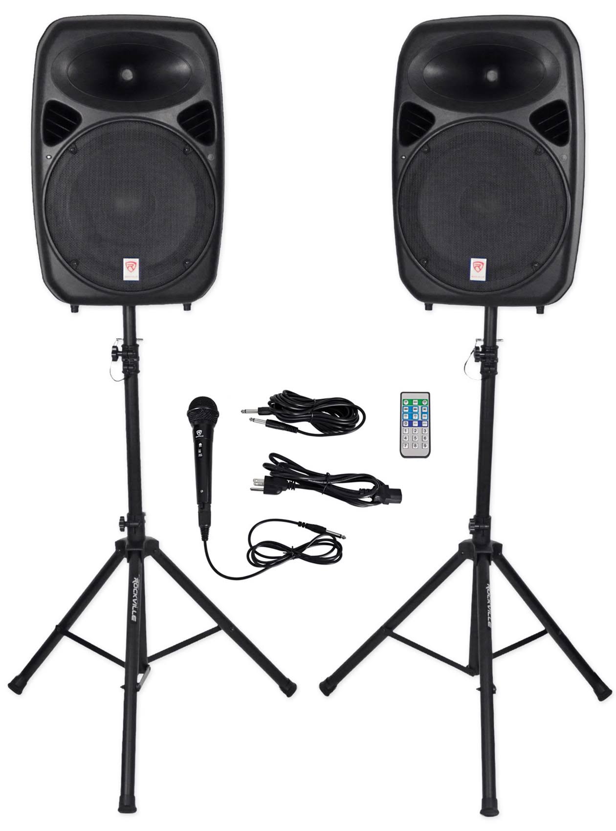 Rockville RPG152K Dual 15" Powered Speakers