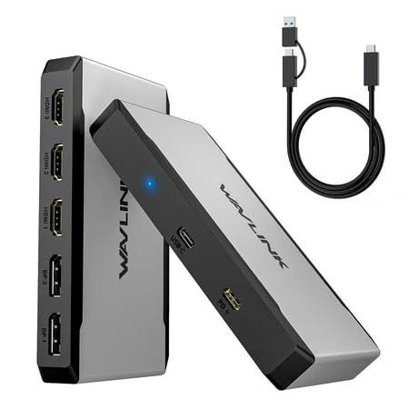 Wavlink Triple Display 4K@60Hz Dock Station USB to HDMI/DisplayPort USB Adapter