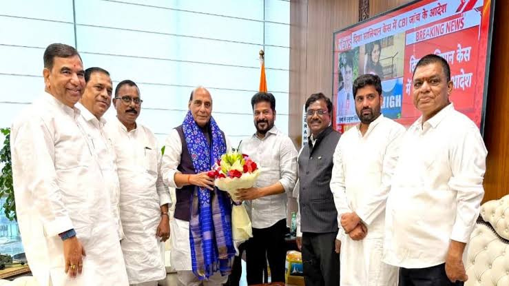 Telangana CM invites Defence Minister Rajnath Singh to inaugurate Raksha Expo-2026; summit set for Dec 7-9 at Bharat Future City