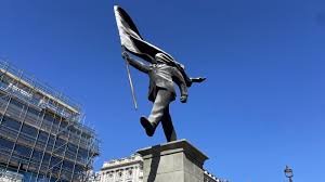Banksy confirms his authorship of the statue that appeared in the center of London