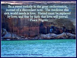 Peace Pilgrim Quote - Positive Atmosphere via Relatably.com