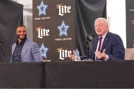 Dak Prescott discussing Parsons