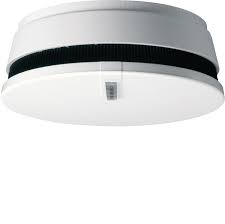Powered smoke detector, white • TG501A | Hager