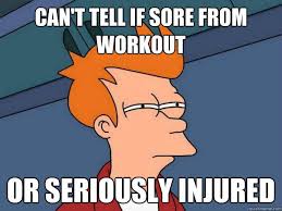Image result for athlete sore body gif