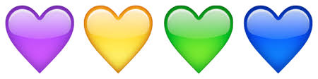 Image result for colored hearts