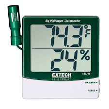 Cole Parmer Instrument Co HYGRO-THERMOMETER W/RMT SNSR ...