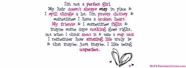 Get this cute quote Facebook timeline profile cover for girls ... via Relatably.com