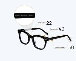 Imagem de Width of glasses lens