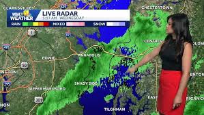 Scattered thunderstorms move through Maryland Wednesday
