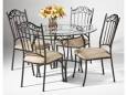 Wrought iron dining table chairs Sydney