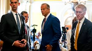 GOP infighting erupts as Thune warns of legislative ‘train wreck’