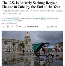 Breaking News: Cuba’s president, facing an energy crisis and protests, said that his government was in talks with the Trump administration.