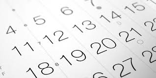 Resultado de imagem para calendario