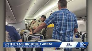 Plane prompted to divert to Madison after 75-year-old man attempted to breach cockpit