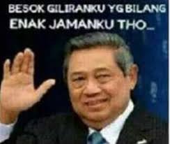 Hasil gambar untuk meme sby