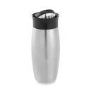 Flip top cocktail shaker