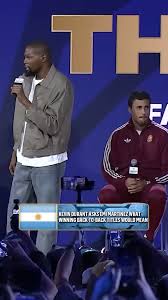 NBA superstar Kevin Durant asked Argentina goalkeeper Emi Martínez what Sunday's Final means to him
