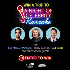 Lin-Manuel Miranda, Hillary Clinton and Paul Rudd Teaming Up For Karaoke Fundraiser in Defense of Democracy