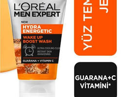 L'Oreal Paris Men Expert Hydra Energetic Wake Up Boost Yüz Yıkama Jeli 100ml resmi