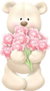 Image result for free clipart teddy flowers