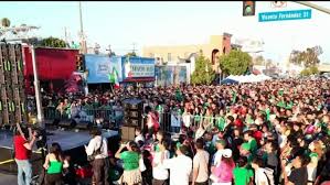 Mexicanos y surcoreanos convierten Los Ángeles en una fiesta inolvidable del Mundial