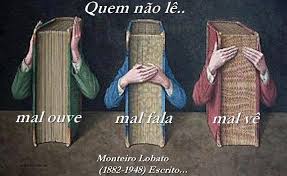 Resultado de imagem para imagens quem não lê mal ouve mal fala