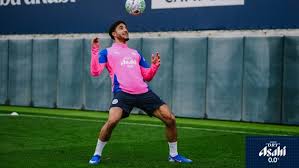 Training gallery: Tuning up for the Toffees